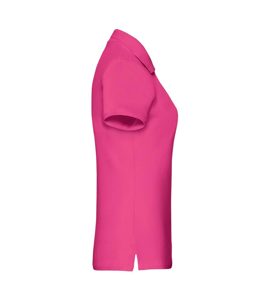Womens/ladies Premium Polo Shirt Fuchsia Fruit Of The Loom-4