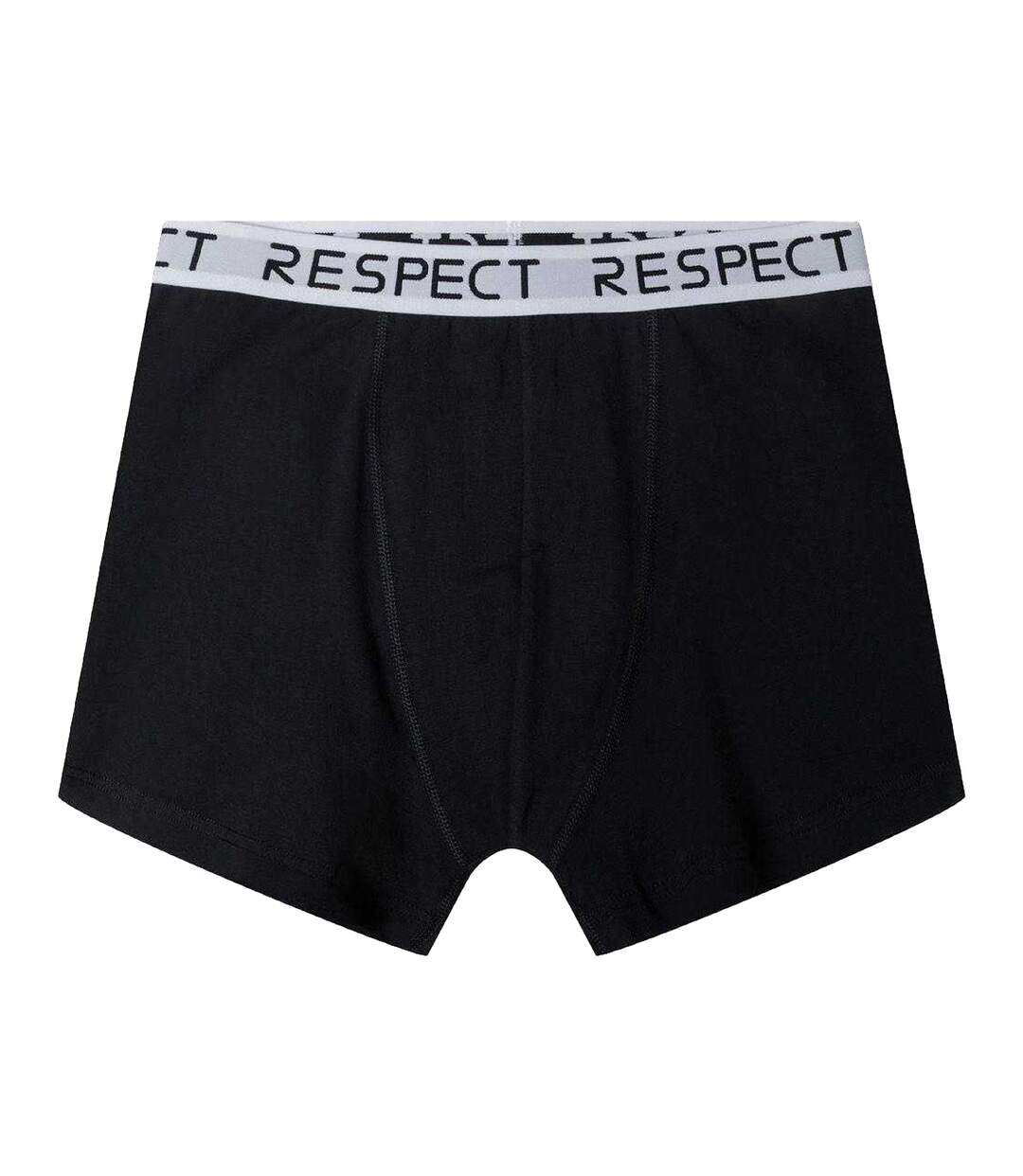 Boxers Motif/style Logo Homme Noir Minoti-2