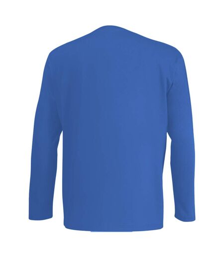 Fruit Of The Loom Mens Valueweight Crew Neck Long Sleeve T-Shirt (Royal) - UTBC331