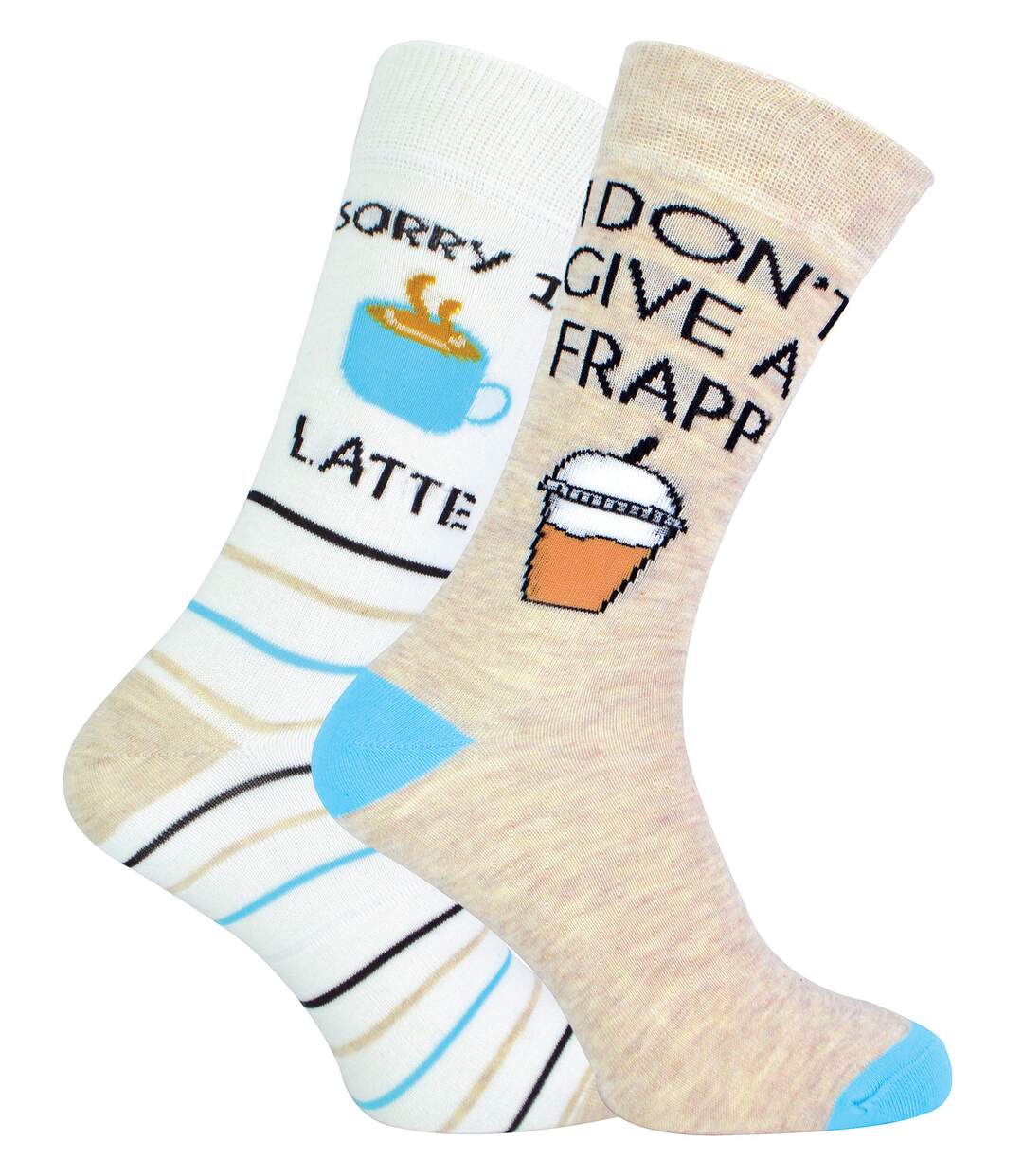 Novelty Coffee Socks in a Gift Box | 2 Pairs | Cotton | Urban Eccentric