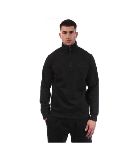 Mens Hybrid Sweatshirt Black Lyle & Scott