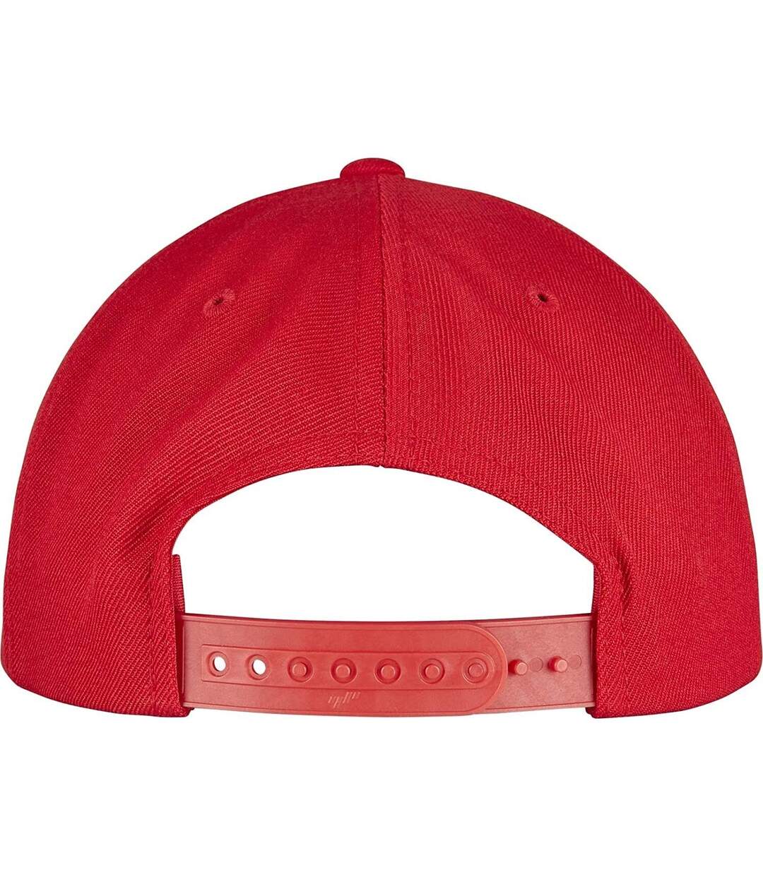 Casquette ajustable flexfit adulte rouge Yupoong-2