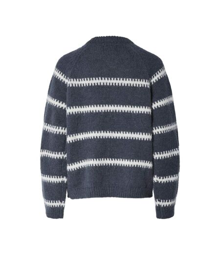 Pull gris/blanc femme pieces sonja