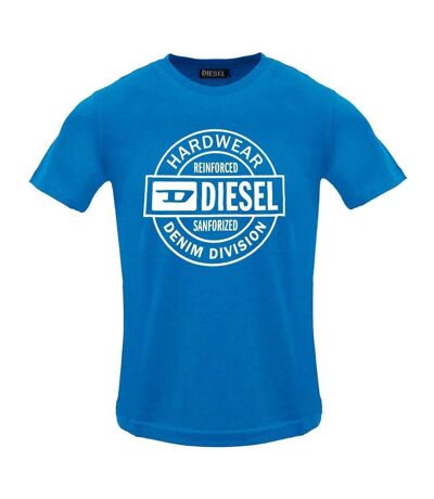 T-shirt Motif/style Cercle Hardware Homme Bleu Saphir Diesel