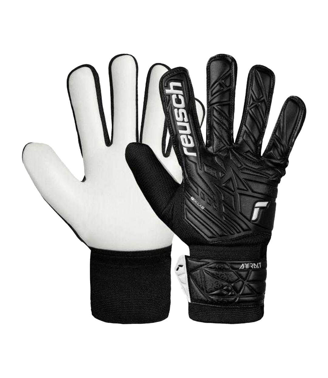 Gants De Gardien De But Attrakt Starter Solid Homme Noir Reusch-4