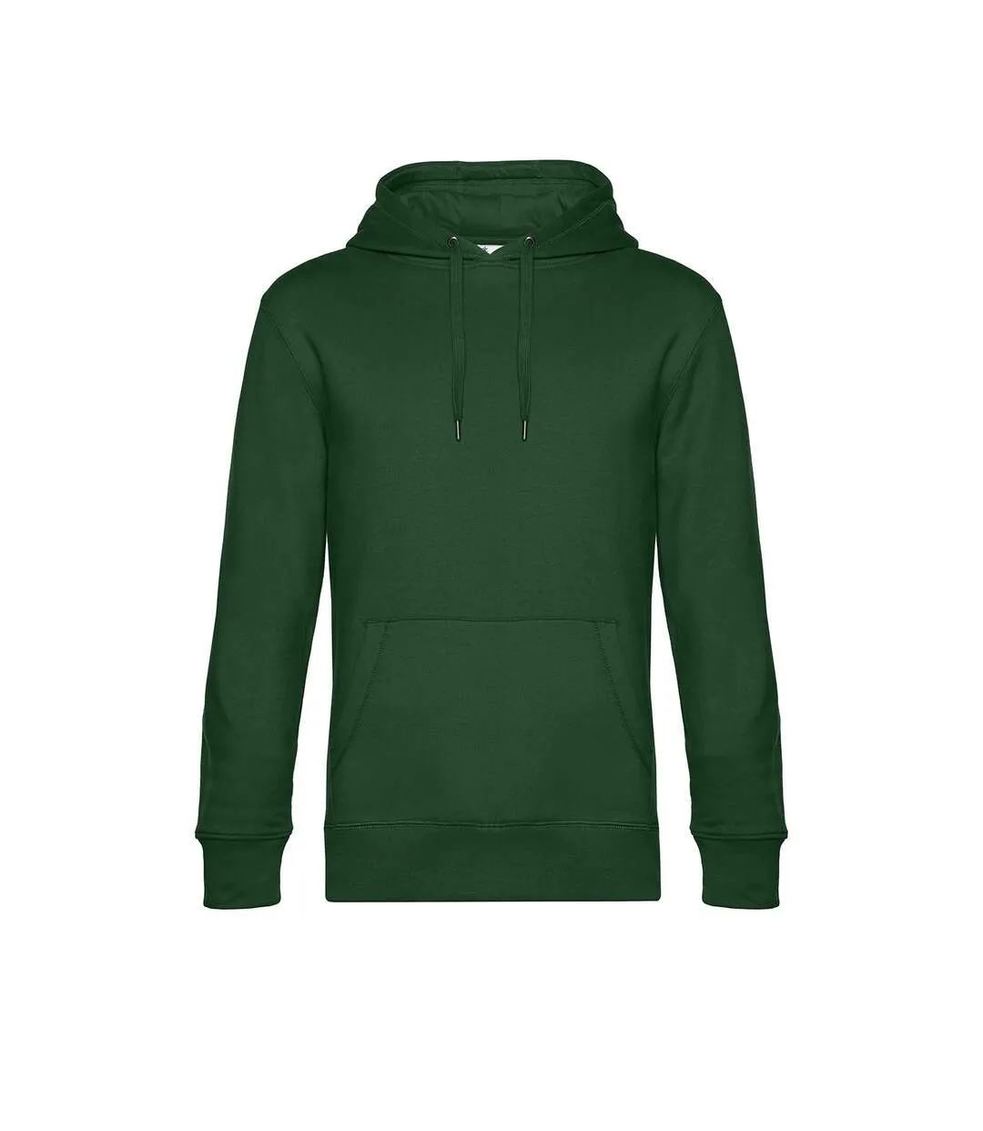 Mens King Hooded Sweater Vert Bouteille B&C-1