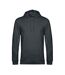 Sweat À Capuche Homme Anthracite B&C-1