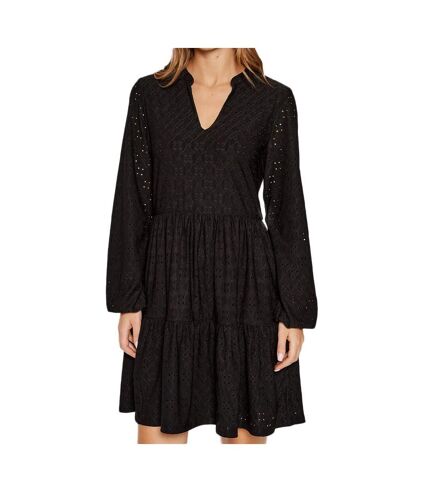 Robe Noire Femme Vila Vikawa - L