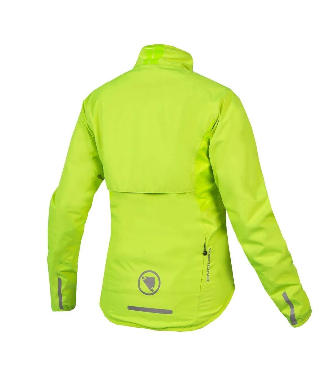 Womens/ladies Xtract Waterproof Jacket Hi Vis Yellow Endura-2