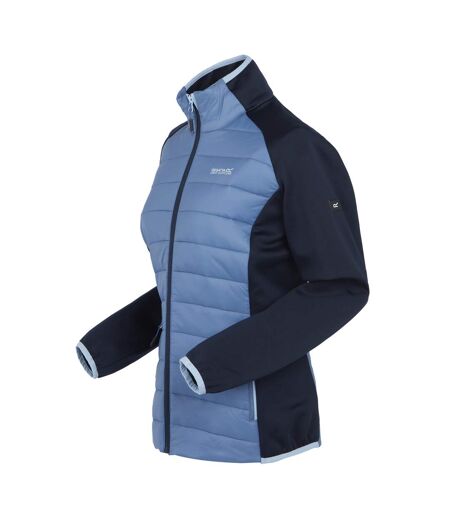 Veste hybride clumber femme bleu de gris / bleu marine Regatta