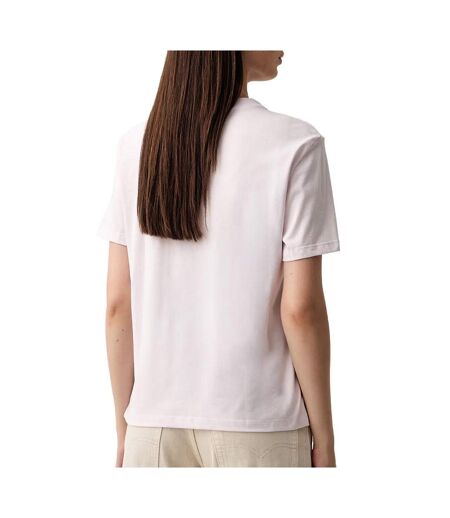 T-Shirt rose clair femme calvin klein jeans varsity