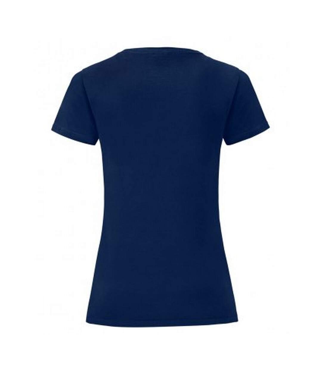 T-shirt manches courtes iconic femme bleu marine Fruit of the Loom