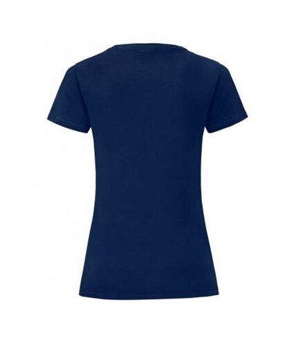 Fruit Of The Loom - T-shirt manches courtes ICONIC - Femme (Bleu marine) - UTPC3400