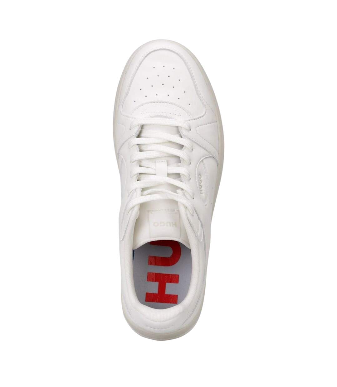 Mens Hadrian Tenn Pugr Trainers White Hugo-4