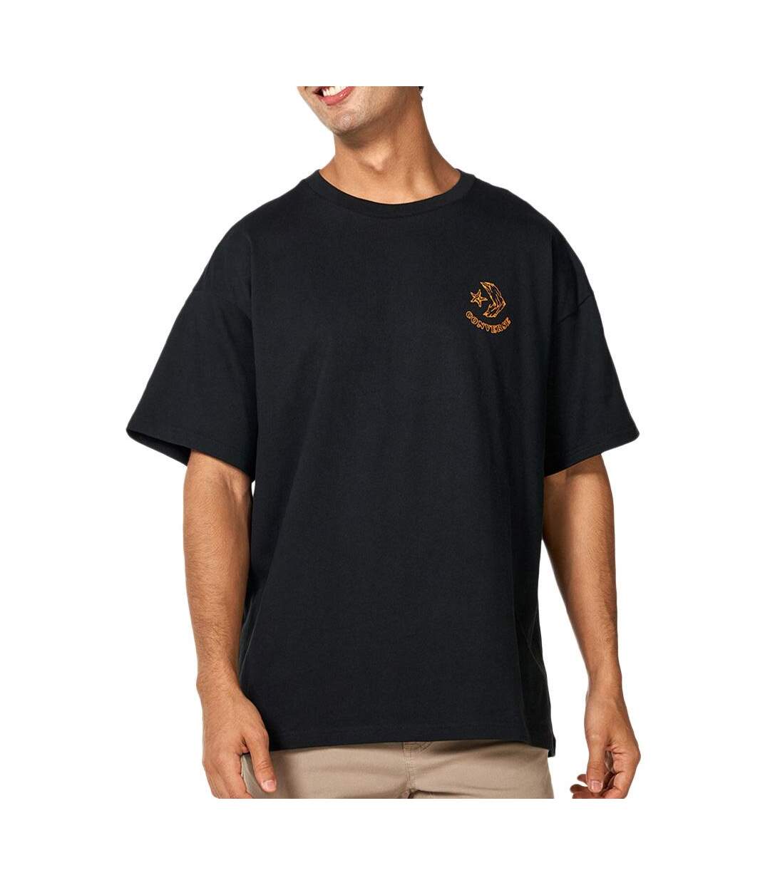 T-Shirt noir homme converse outdoor-1