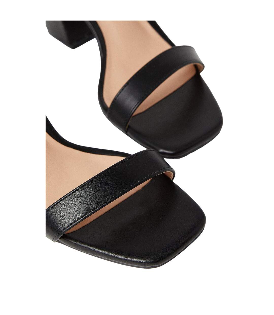 Womens/ladies Safiya High Block Heel Sandals Black Dorothy Perkins-4