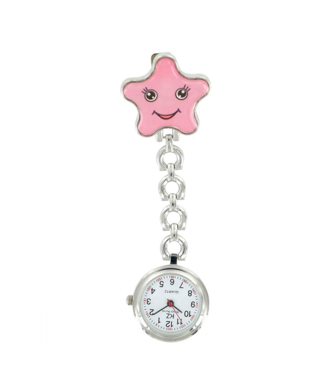 Jolie Montre Infirmière Etoile Métal Rose KRAZY