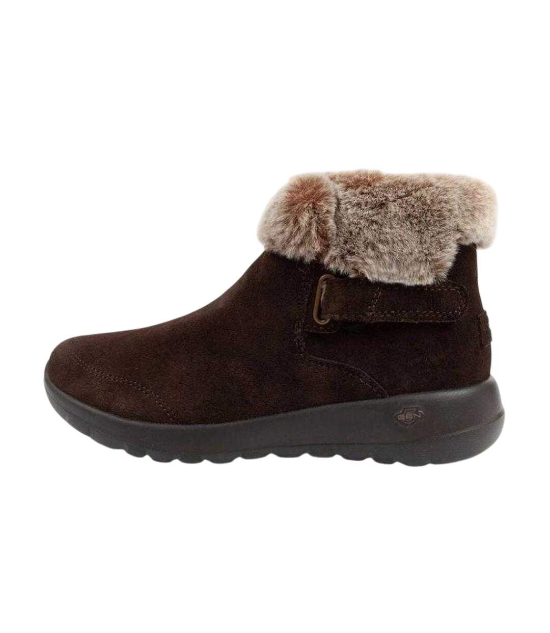 Après-skis On The Go Joy Femme Chocolat Skechers-3