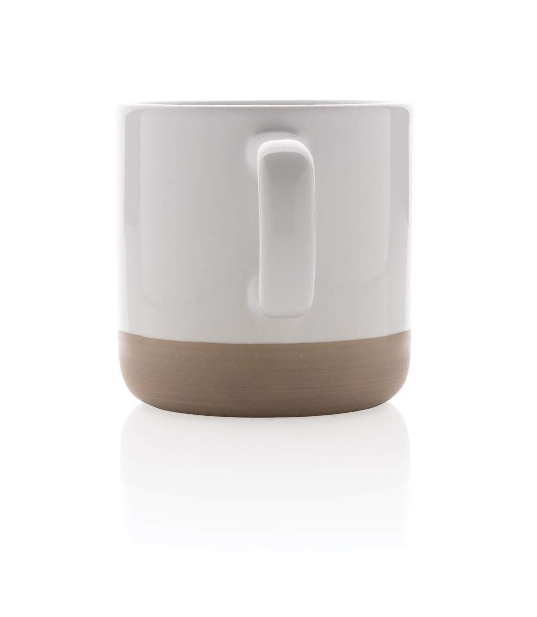 Glazed ceramic 360ml mug one size white XD Collection-4