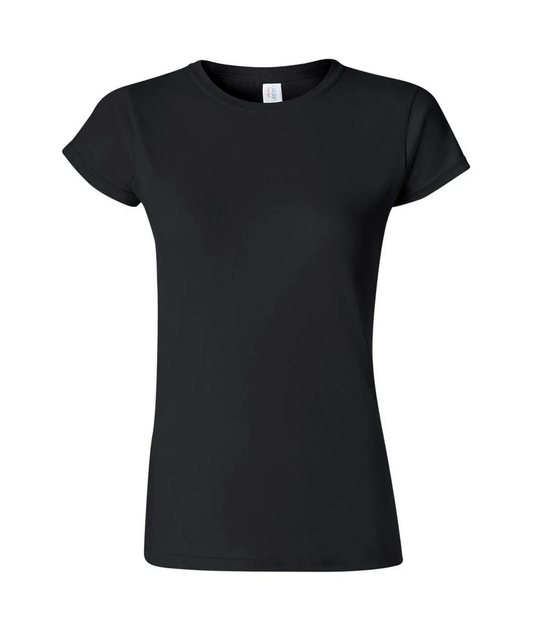 Ladies Soft Style Short Sleeve T-shirt Black Gildan-1