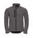 Jerzees Colors Mens Water Resistant & Windproof Softshell Jacket (Titanium) - UTBC562