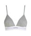 Brassière Motif/style Côtelé Femme Gris Chiné Calvin Klein-2