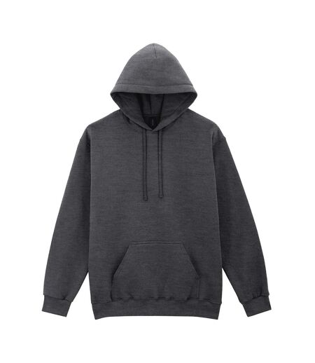 Unisex Softstyle Midweight Hoodie Heather Black Gildan
