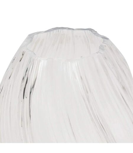 Vase Design en Verre Valma 27cm Transparent