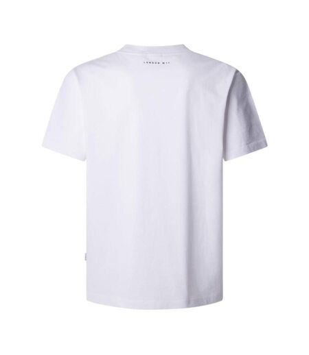 T-shirt blanc homme pepe jeans dorian - l