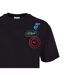 T-shirt Motif/style Néon Homme Noir Loyalti-4