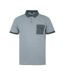 Polo Motif/style À Rayures Homme Anthracite Blanc Giorgio-1