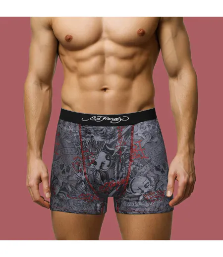 5 Pack Mens Cotton Rich Stretch Boxers with Elastic Waistband Underwear