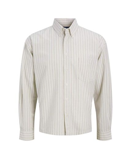 Chemise rayure beige homme jack & jones jortheo