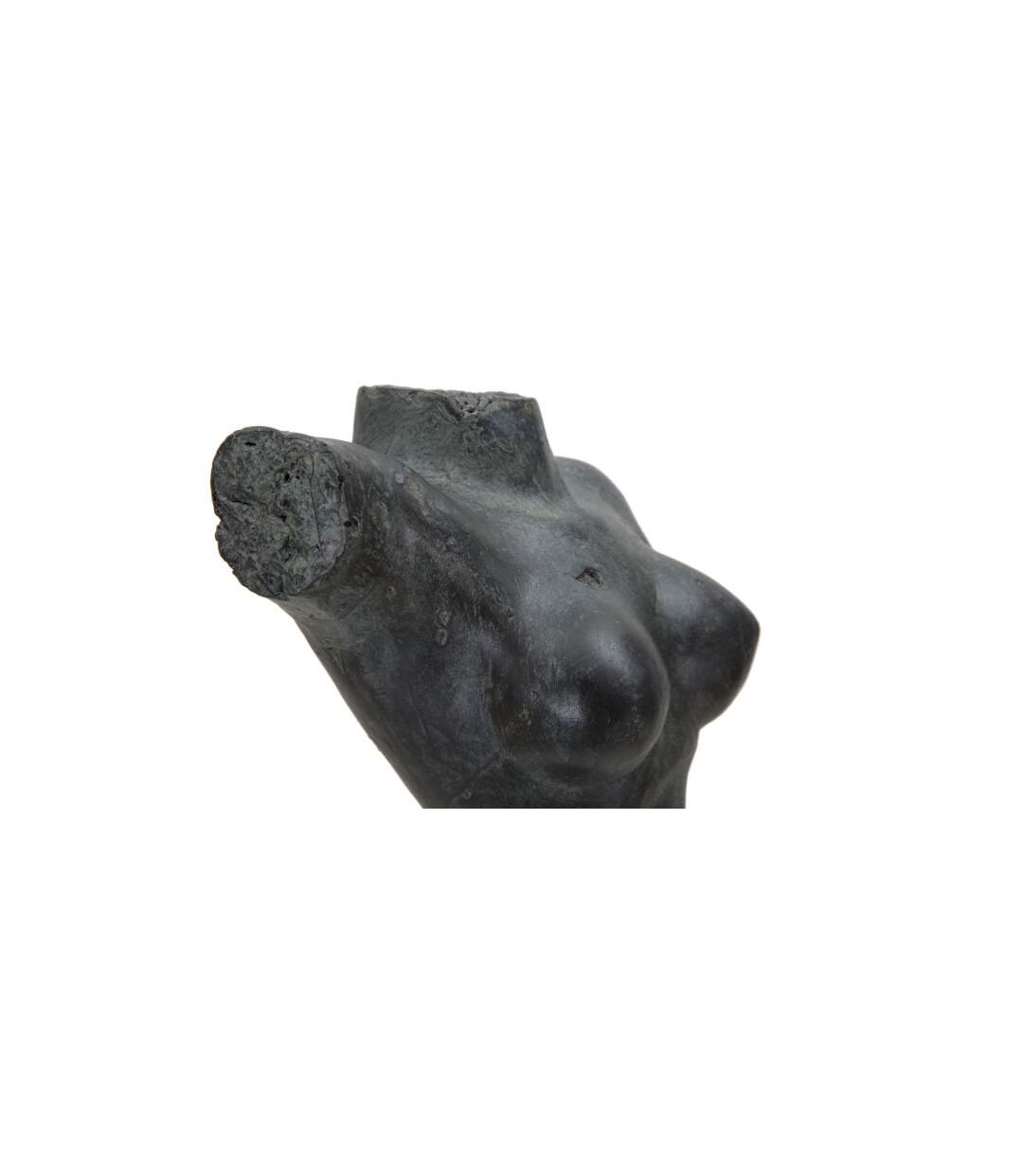 Statue Buste Féminin Musée 50cm Noir-3
