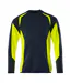 Mens Accelerate Safe Sweatshirt Dark Navy Hi Vis Yellow Mascot-1