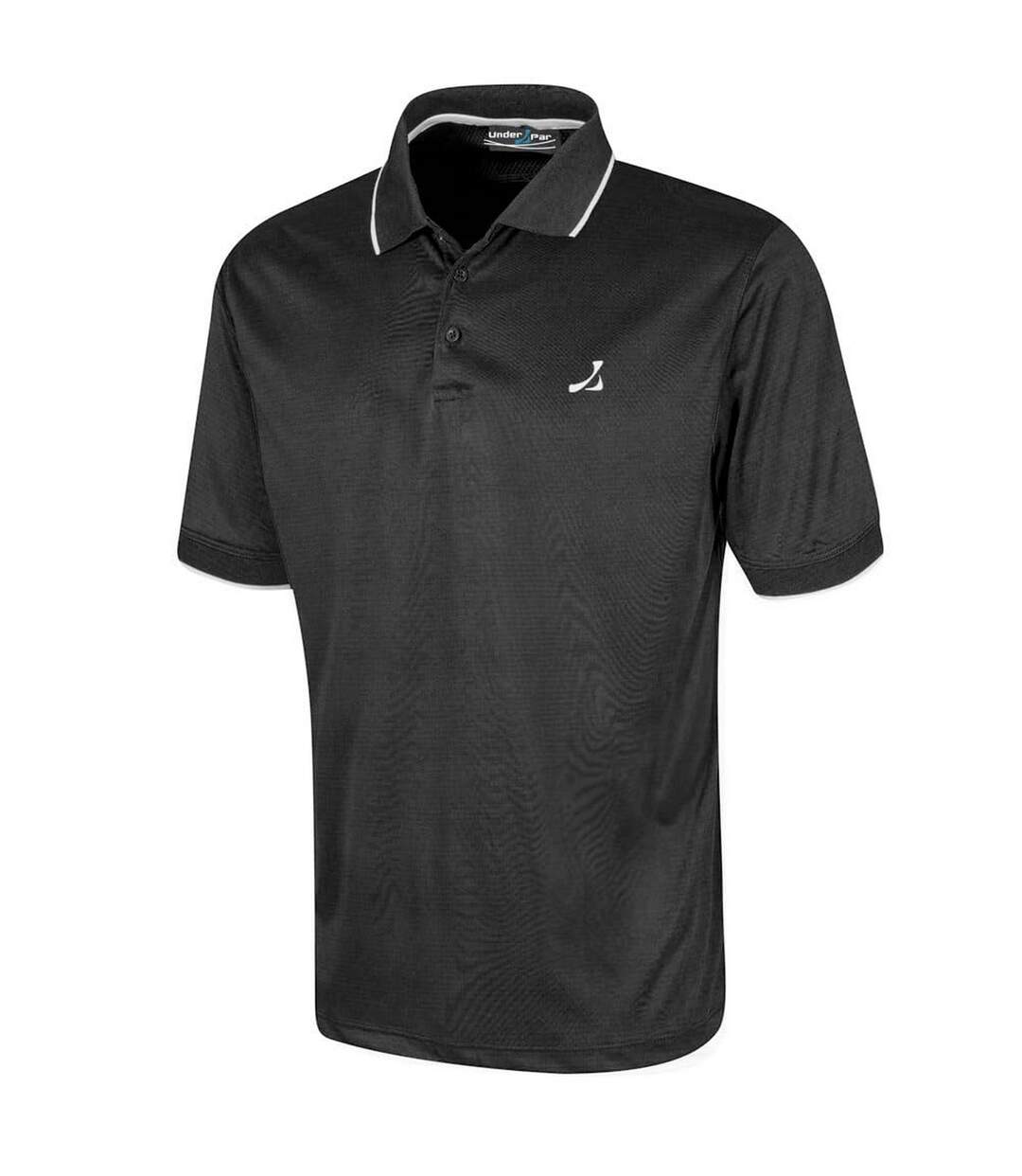 Polo homme noir Under Par Under Par