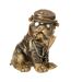 Statuette Bulldog à Cigarette Trendy 22cm Marron-1