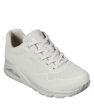 Skechers Womens/Ladies Uno Stand On Air Trainers (Off White) - UTFS7377