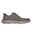 Mens garza clive slip-in trainers dark taupe Skechers-3