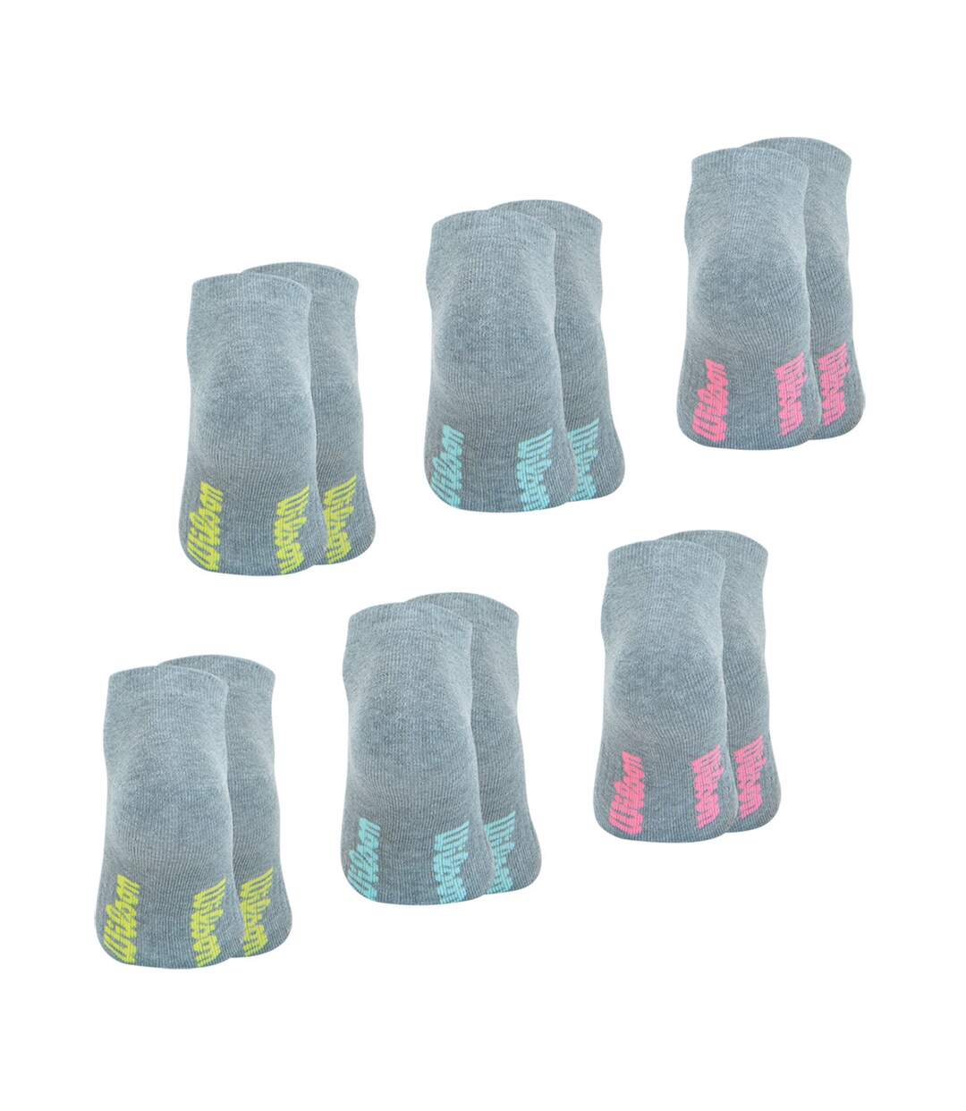 Lot de 6 paires de chaussettes basses femme Essentiel Wilson-3