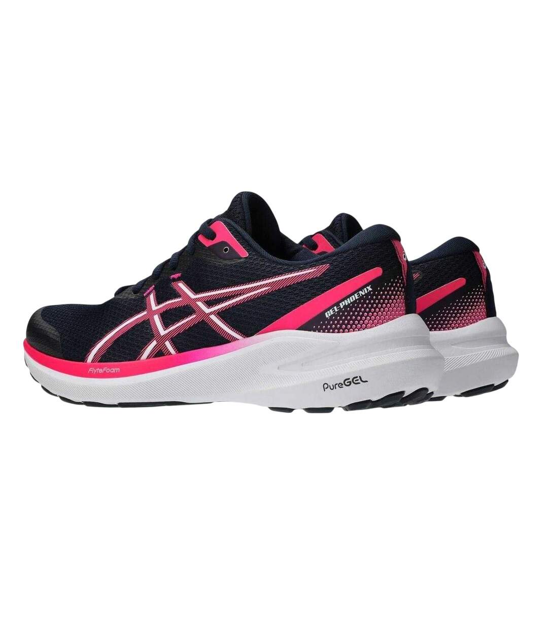 Chaussures Gel Phoenix Homme Bleu Nuit Rose Asics-2