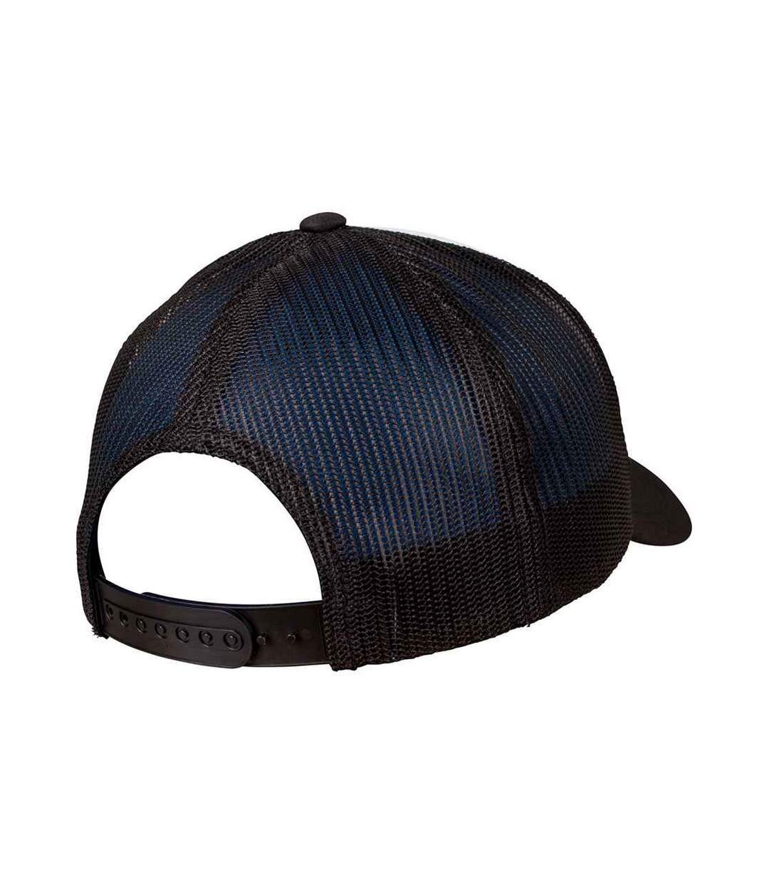 Casquette trucker noir / blanc Flexfit-2