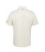 Mens 3/4 Sleeve Cricket Polo Shirt Cream Slazenger-2