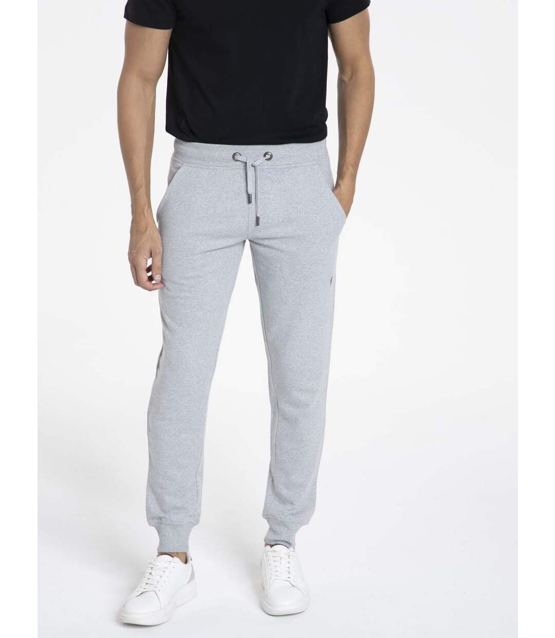 Pantalon coupe regular en coton SAUMUR