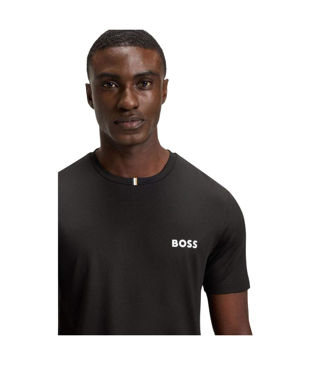 T-shirt Control Homme Noir Boss-3