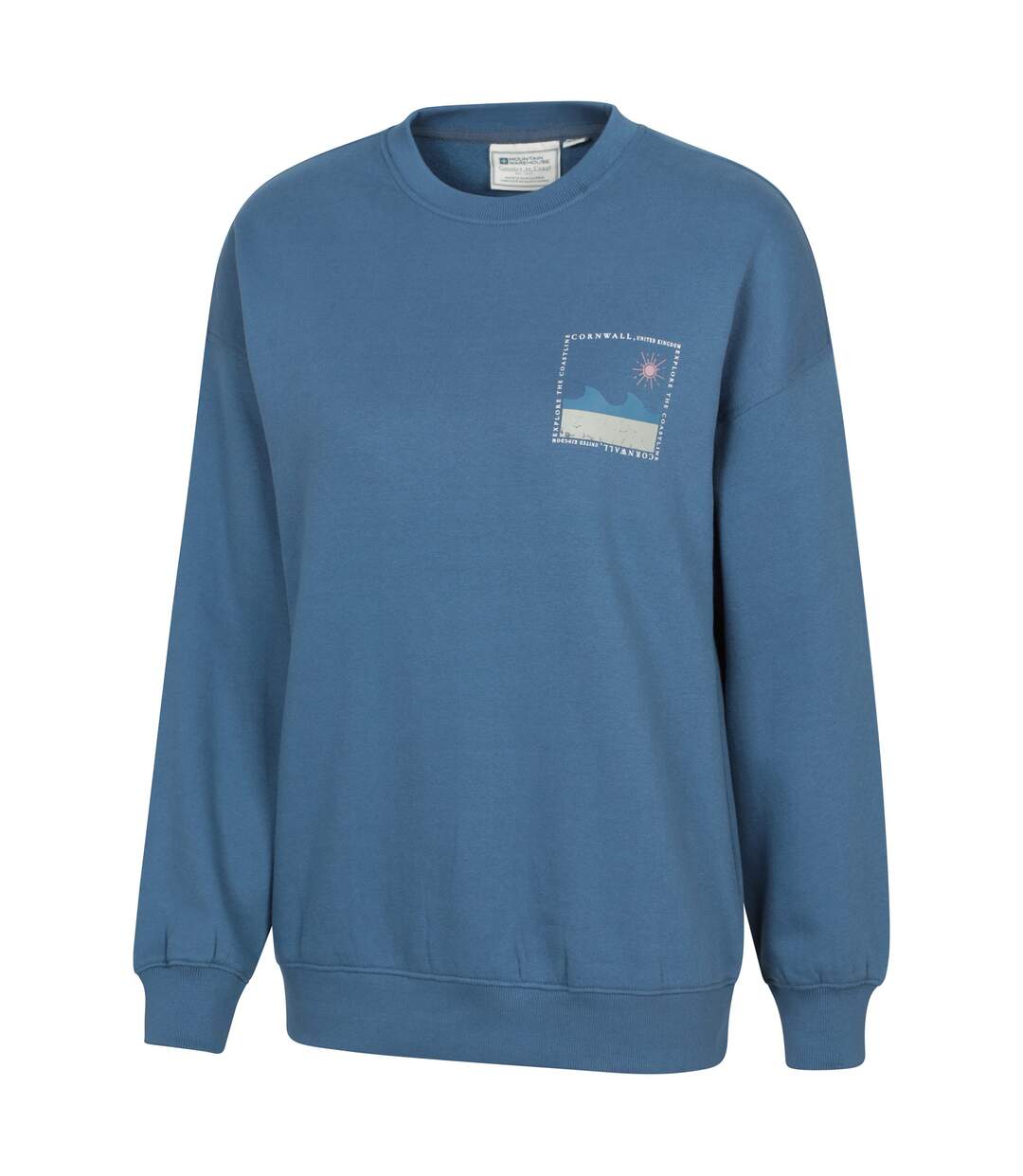 Sweat Conwall Femme Bleu Mountain Warehouse-4