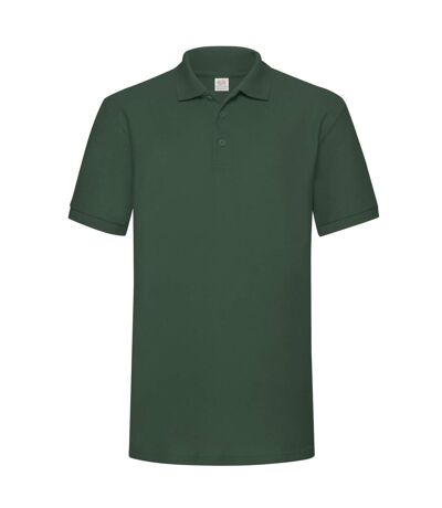 Fruit of the Loom Mens Polycotton Pique Heavy Polo Shirt (Bottle Green) - UTPC6400
