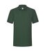 Fruit of the Loom Mens Polycotton Pique Heavy Polo Shirt (Bottle Green)