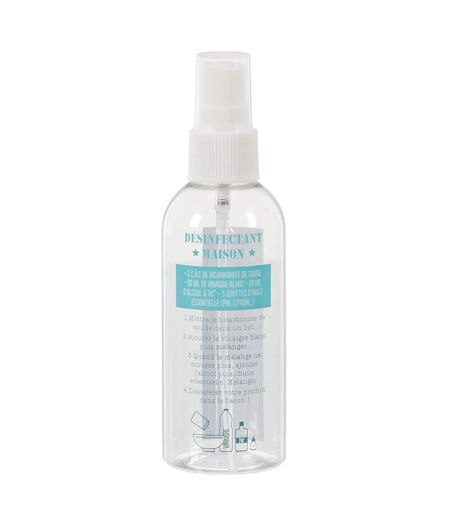 Flacon Vaporisateur Désinfectant 100ml Transparent