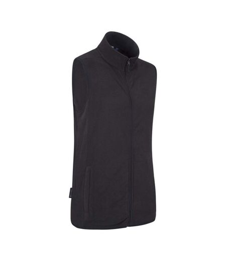 Mens Alder Microfleece Gilet Black Mountain Warehouse